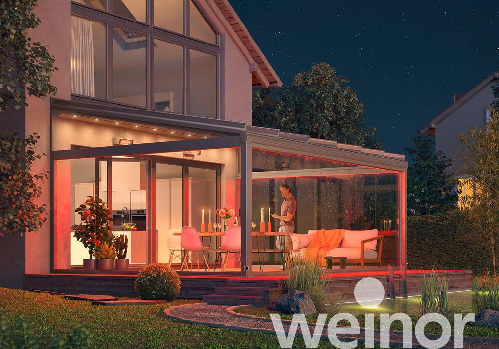 weinor w17 easy full glass sliding door