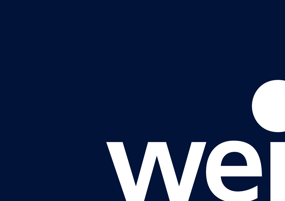 Dark blue background with a white circular shape and stylised text elements. Dark blue background with a white circular shape and stylised text elements.